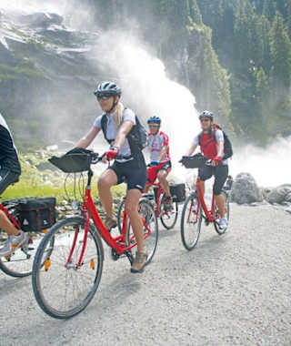 Direkt bei den Krimmler Wasserfällen