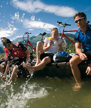 Steg am Uttendorfer Badesee