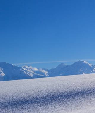 Winter auf der südseite der Alpen