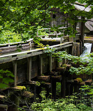 Alte Mühle nahe den Tiebelquellen