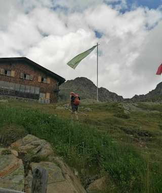 Die letzten Meter zur Tiefrastenhütte