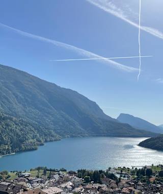 Blick auf den Molvenosee