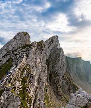 Blick auf die imposante Pilatuskette