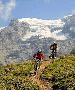 Downhill am Trudy Trail