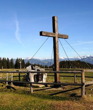 Rabenwand Hochanger Gipfelkreuz