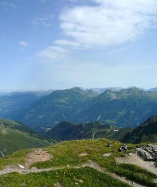 Ausblick von Madrisellaspitze