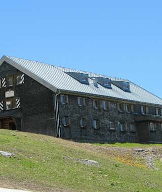 Die Ulmer Hütte, unser Ausgangspunkt der Tour