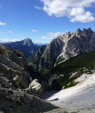 Ausblick auf die Rienzböden 
