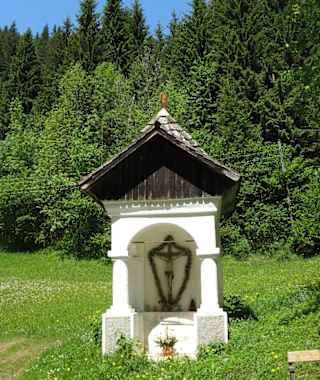 Bildstock bei der Brücke über den Remschenigbach.