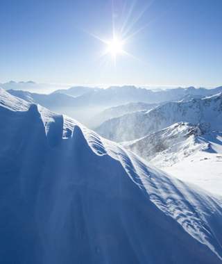 Eisige Landschaft rund um die Similaunhütte