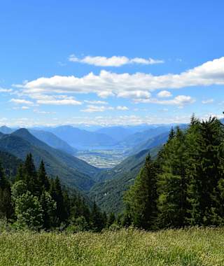 Die Via del ferro führt durch das idyllilsche Valle Morobbia.