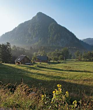 Morgenstimmung beim Almdorf Dürradmer.