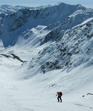 Am Grat kurz unter dem Striedenkopf
