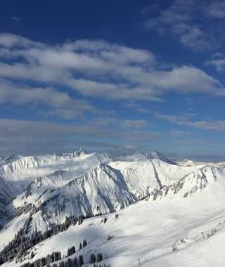 Blick auf Güntlespitze (Blidmitte)