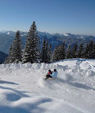 Rodelabenteuer von der Neureuth nach Gmund