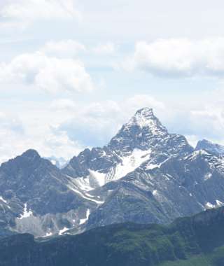 Blick auf den Hochvogel