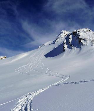 Abfahrt Dreiländerspitze, Vermuntferner