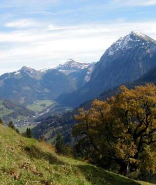 Von Mellau auf die Mörtelspitze