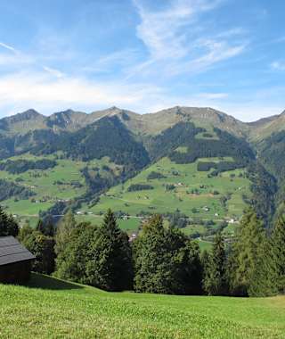 Blick in das Große Walsertal