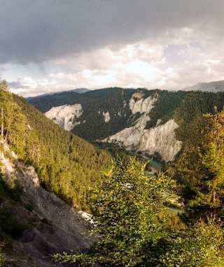 Aussichtsplattform Islabord bei Versam