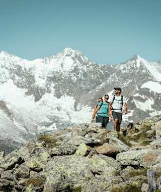 Weites Panorama auf dem Almageller Höhenweg