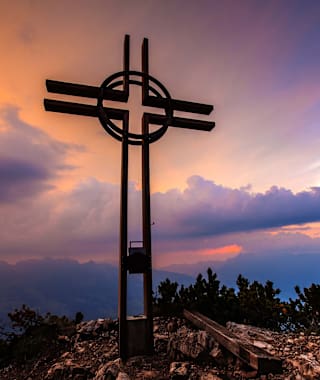 Gipfelkreuz auf dem Alpspitz