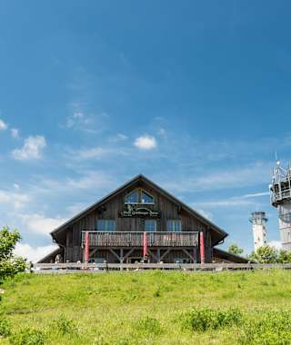 Neue Gehlberger Hütte auf dem Schneekopf