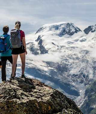 Panorama am Gsponer Höhenweg