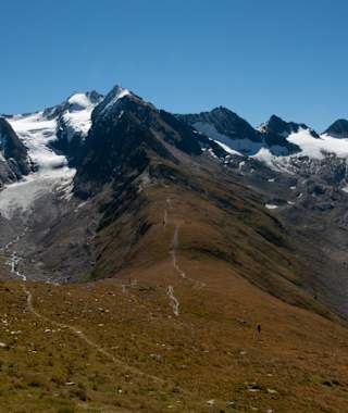 Aussicht zu den Gurgler Gletschern