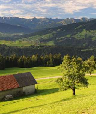 Schöner Ausblick auf die Umgebung