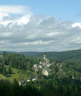 Blick auf Johannesgeorgenstadt