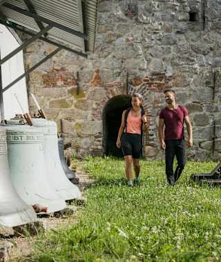 Kammweg - Hochofen der ehemaligen Glockengießerei Morgenröthe