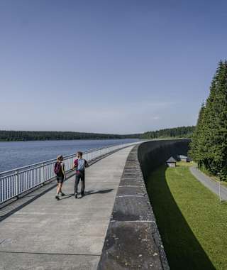 Kammweg Etappe 13 Talsperre Muldenberg