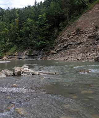 In der Schlucht der Bregenzer Ache
