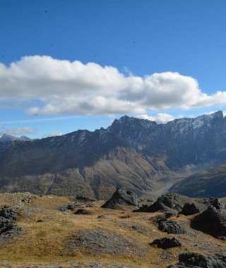 Auf dem Weg zum Piz Martegnas