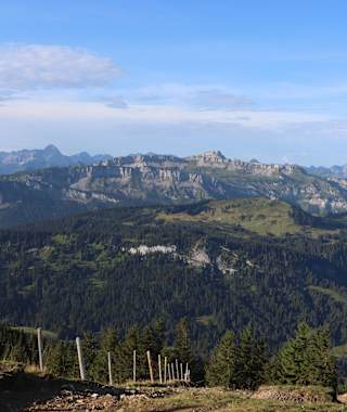 Ausblick vom Riedberger Horn