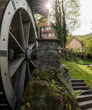 Die Wanderung führt an der historischen Gesslerburg vorbei