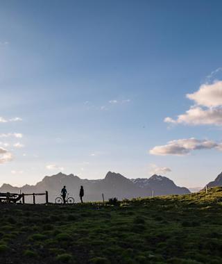 Alp Laret oberhalb Ftan