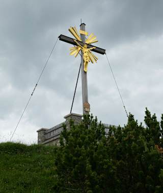 Das Gipfelkreuz am Wank