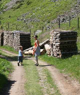Auf dem Wasserfallsteig bei Brandenberg
