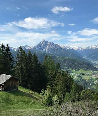 Aussicht im Anstieg zur Hochmahdalm