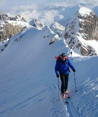 Eine der spektakulärsten und schwersten Touren im Lungau, das Weißeck.