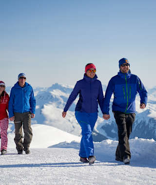 Winterwanderung Weisshorngipfel - Sattelhütte