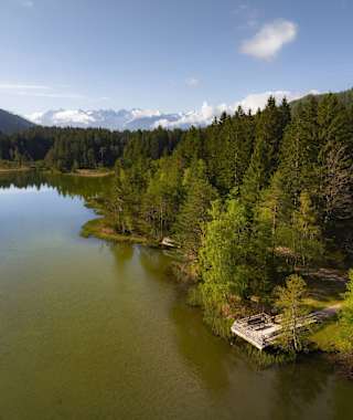 Wildsee im Frühling bei Morgenstimmung