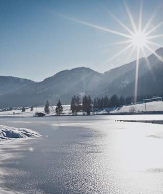 Winterlandschaft Pillersee