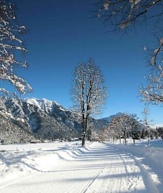 Winterlandschaft im Naturpark Karwendel