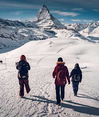 Winterwandern von Rotenboden nach Riffelberg