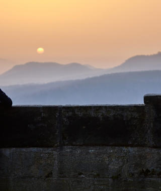 Ausblick von der Festung Königstein