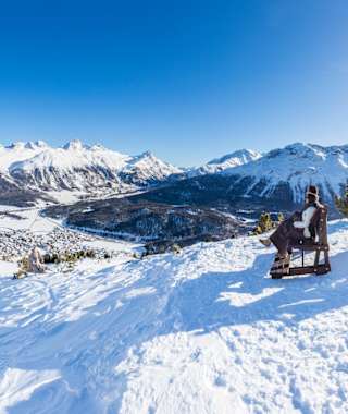 Toller Rastplatz am Winterwanderweg
