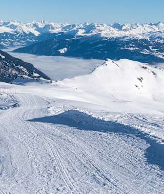 Tolles Panorama von der Winterwanderung